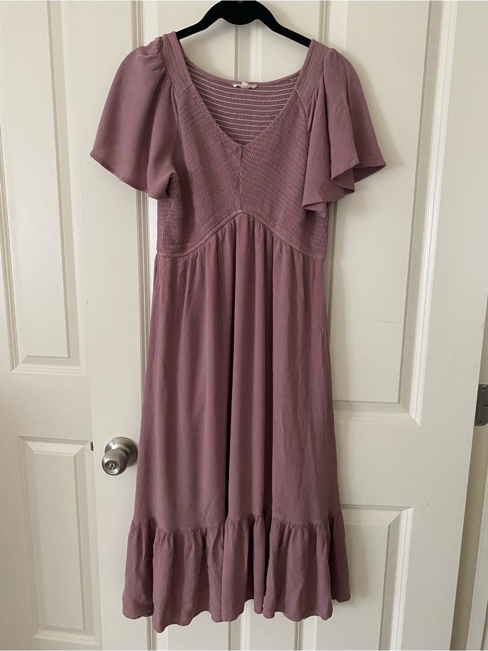 JODIFL Mauve Textured Knit Top